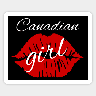 Canadian Girl Sticker